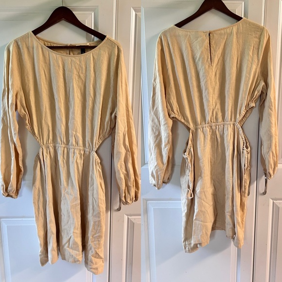 Women's Balloon Long Sleeve Mini A-Line Dress - Universal Thread™ - Picture 3 of 6